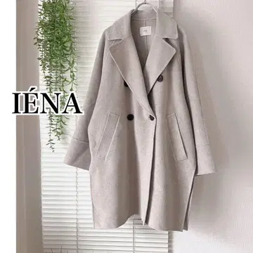 IENA 슈퍼 160 더블 페이스 오버코트 36 베이지