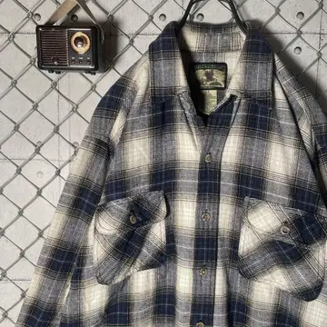FIELD&STREAM 옴브레 체크 플란넬 셔츠 긴팔 셔츠 2XL 정도