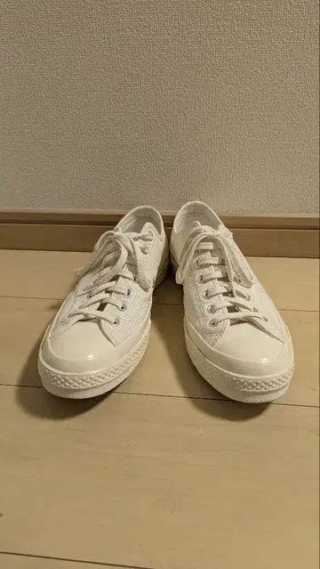 컨버스 CT70 화이트 가죽 27cm