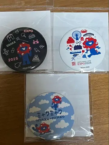 미야쿠미야쿠 캔 배지 3개 세트 오사카