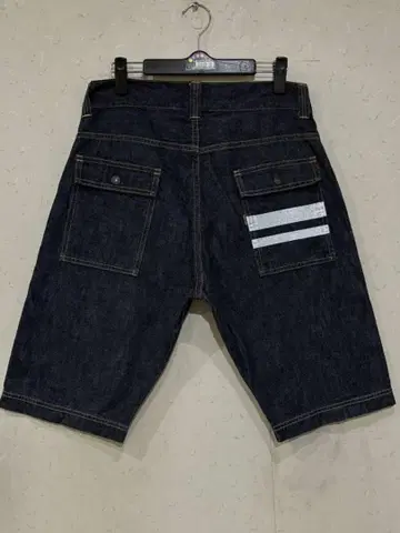 모모타로 진즈 출진 02-022 셀비지 부시 하프 쇼트 팬츠