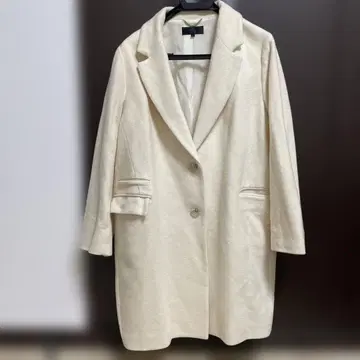 UNTITLED 아이보리 체스터 코트 46