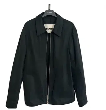 JILSANDER 23ss 집업 셔츠 자켓 블랙 48