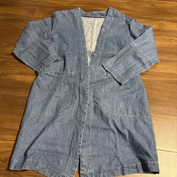 데님 롱 자켓 사이즈 M