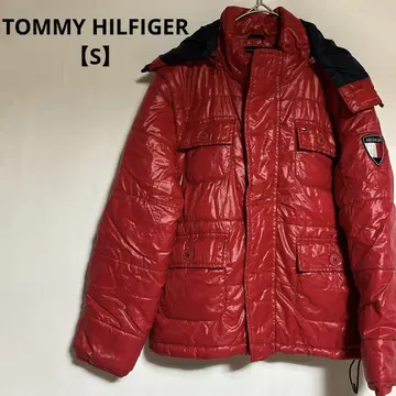 새상품급 TOMMY HILFIGER [ S ] 레드 다운 자켓 사이즈 7