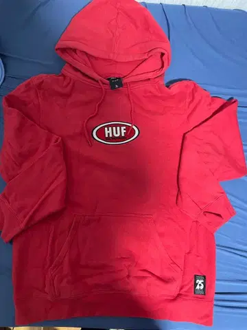 HUF 레드 후드티 XL