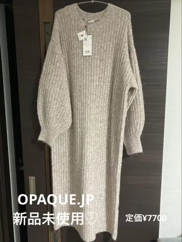 OPAQUE.JP 니트 원피스 미사용 새상품