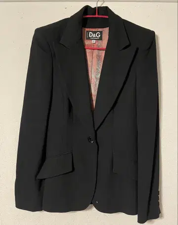 D&G 블랙 테일러드 자켓 38 사이즈
