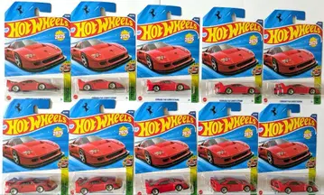 페라리 F40 컴페티치오네 핫휠 10대 세트