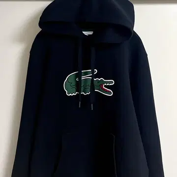 인기! 라코스테 LACOSTE 빅 로고 후드티