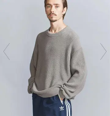 [ 새상품급 ] 유나이티드 애로우즈 니트 워셔블 라이트 그레이 M 사이즈