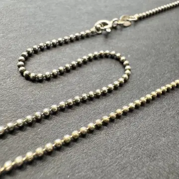 [ 42cm silver925 ] 빈티지 공 체인 목걸이
