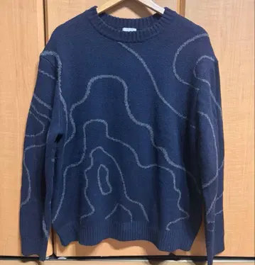 H&M 네이비 크루넥 스웨터 M 사이즈