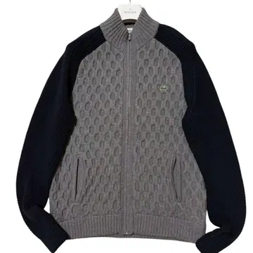 LACOSTE 케이블 짜임 드라이버 니트 M