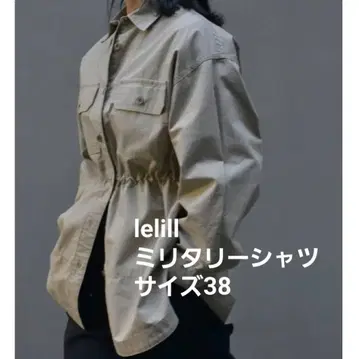 lelill (레릴) [밀리터리 셔츠 탄/카멜]
