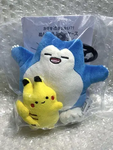 포켓몬 센터 봉제 인형 키케이스 도망 피카츄 카비곤