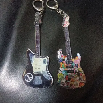 LUNASEA SUGIZO 기타형 키링 세트