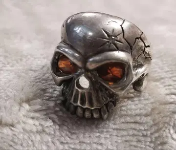 페가수스 실버 925 반지 스컬 해골