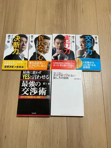 하시시타 토루 협상력, 실행력, 꺾이지 않는 마음, 결단력 등