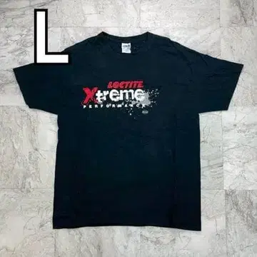 길단 T셔츠 남성용 L 블랙 코튼 익스트림 퍼포먼스