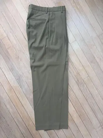 AURALEE 올리브 슬랙스 팬츠 여성 사이즈 1