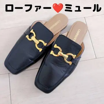 [ 카미난도 ] CAMINANDO 비트 모카신 로퍼 뮬 소가죽 24cm