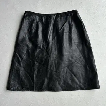 팰리시 천연 가죽 가죽 미니 스커트 블랙 소가죽 타이트
