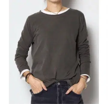두지엠 클라세 Layering T셔츠 브라운