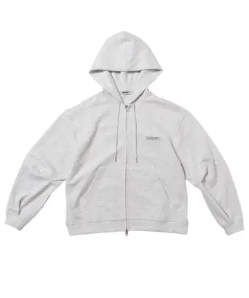 NKNIT 로고 자수 집 후드티