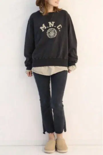 Deuxieme Classe 레이어링 T셔츠 베이지
