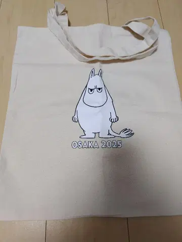 오사카 간사이 박람회 북유럽관 무민 토트백