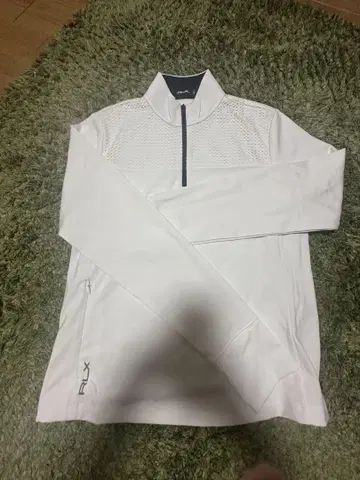 RLX 여성용 하프 지퍼 셔츠 화이트