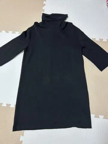 ZARA 터틀넥 블랙 원피스