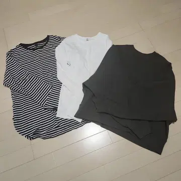 UNIQLO 긴팔 3종 세트