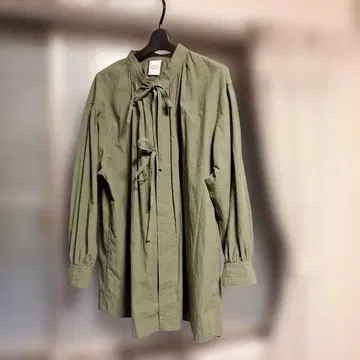 buoybuoy ORGANIC 립스탑 스모크 셔츠 카키
