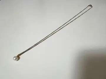 도서 펄 1알 목걸이 약 40cm