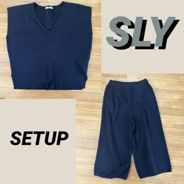 SLY 블랙 셋업