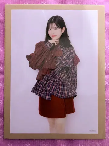 FRUITS ZIPPER 츠키아시 아마네 A4 클리어 포스터