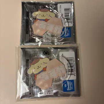에반게리온 산리오 아스카 랑그레이 아크릴 플레이트 2점 세트