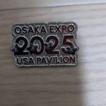 새상품 미사용 OSAKA EXPO 2025 USA 파빌리온 핀 배지