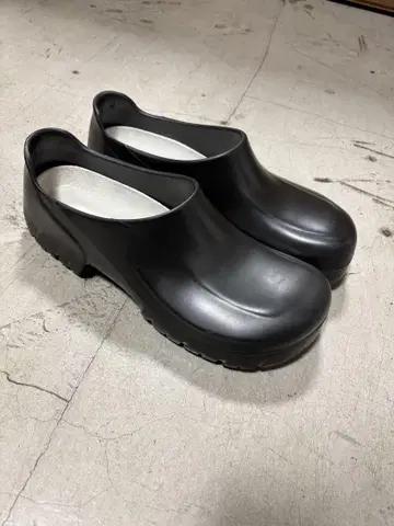 birkenstock A630 43 블랙 러버 클로그 샌들