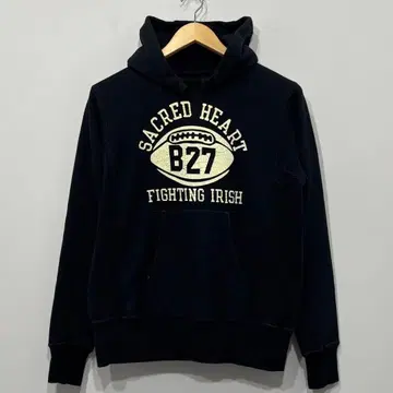 새상품급 화이츠빌 3단 플로키 프린트 후가공 맨투맨 후드티 M