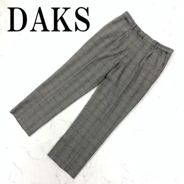 LA8366 DAKS 닥스 슬랙스 팬츠 그레이 폴리에스테르 W84