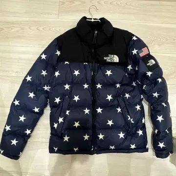 THE NORTH FACE 별 패턴 다운 자켓