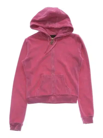 ROCAWEAR 지퍼 후드티 핑크 크롭 기장