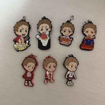 하이큐 야쿠 모리스케 러버 키링 세트