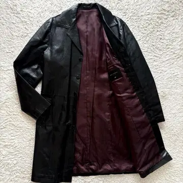 천연 가죽 L 사이즈 MEN'S TENORAS 체스터 코트 히요쿠 싱글