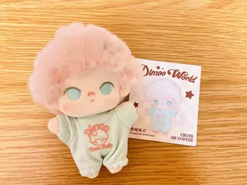 DIMOO Crush on Coffee 봉제 인형 키체인