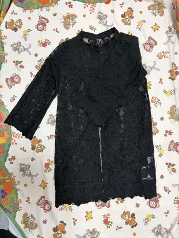 ZIN KATO 블랙 튤 가디건 택 포함 새상품