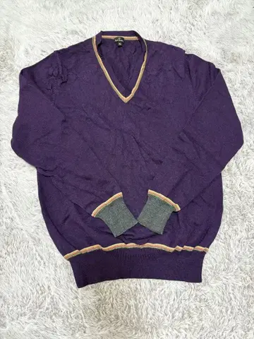 Paul Smith 보라색 니트 스웨터 XL